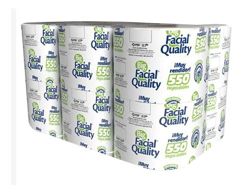 Big Facial Quality Hojas Dobles Paq C Rollos Clikers Store