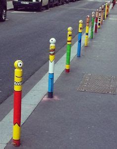 38 Street bollards ideas | street art, street, urban art