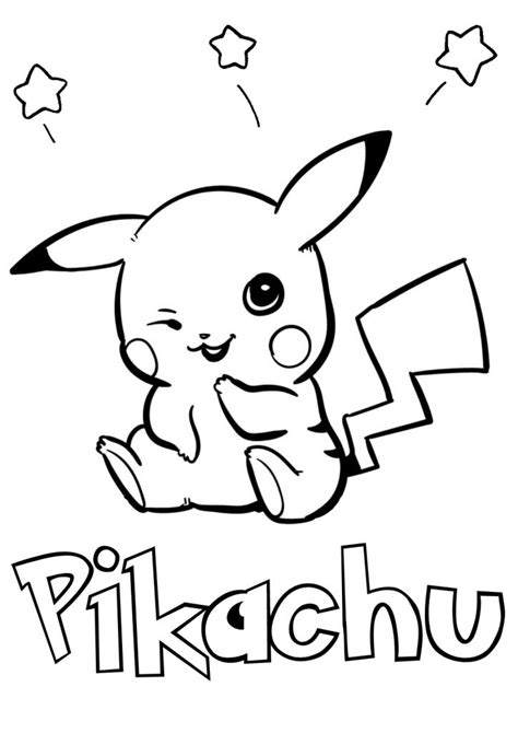 Pikachu Disegni Unici Da Stampare E Colorare Tanti E Tutti Gratis