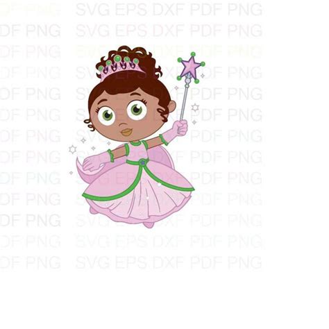 Princess_Pea_Super_Why Svg Dxf Eps Pdf Png, Cricut, Cutting - Inspire ...