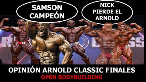 Samson Dauda Campe N Del Arnold Classic Nick Pierde El Arnold Arnold