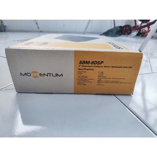 Jual Subwoofer Kolong Momentum Sbm Dsp Slim Aktif Built In Processor