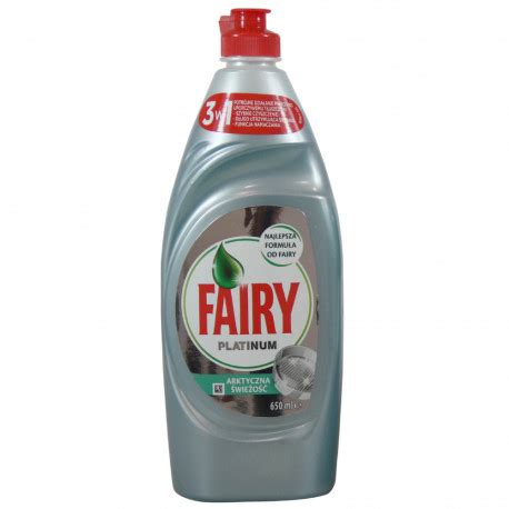 Fairy Dishwasher Liquid 650 Ml Platinum Artic Fresh Tarraco Import