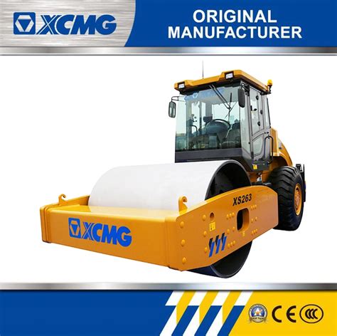 Xcmg Official Vibratory Roller Xs Ton Single Drum Vibrator New