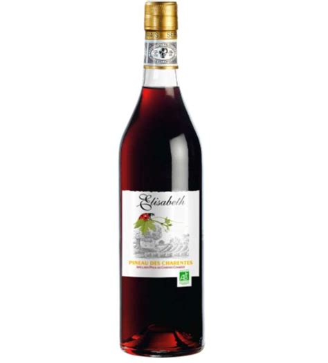 Pineau Des Charentes Rouge Bio Elizabeth Cl La Belle Vie