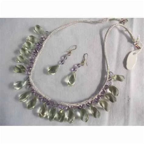 Green Amethyst Twisted Beads At Best Price In Jaipur By Sharma Gems