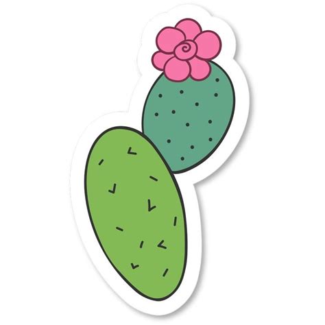 Cute Kawaii Cactus Succulent Sticker Zazzle Artofit