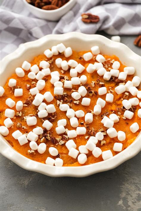 Sweet Potato Casserole with Marshmallows - Health Wellness Happiness