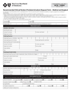 Fillable Online Submit Predetermination Of Benefits Requests Via The