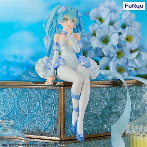 Vocaloid Hatsune Miku Noodle Stopper Figure Flower Fairy