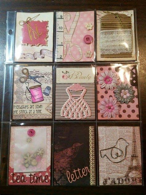 Vintage Pocket Scrapbooking Pocket Letter Pals Scrapbook Paper Flowers