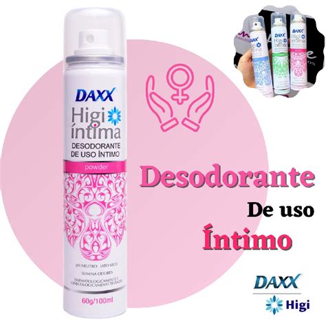 Desodorante Intimo Daxx Higi Perfume Mulher Intima Powder Ml G