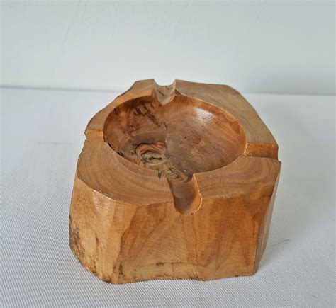 Ashtraywooden Ashtrayolive Wood Ashtraypipe Ashtrayshome Decor T Etsy Nederland