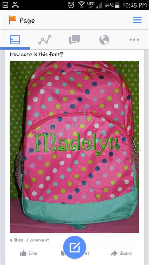 Pin By Tammy Odom On Appliques And Monograms Vera Bradley Backpack