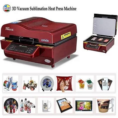 3D Sublimation Vacuum Printing Machine For Transfer Process Capacity