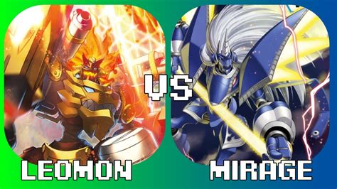 BT15 MirageGaogamon Vs Leomon YouTube