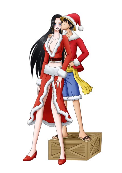 Cm N37 Luffy X Hancock Christmas One Piece By Hanawa Ss On Deviantart