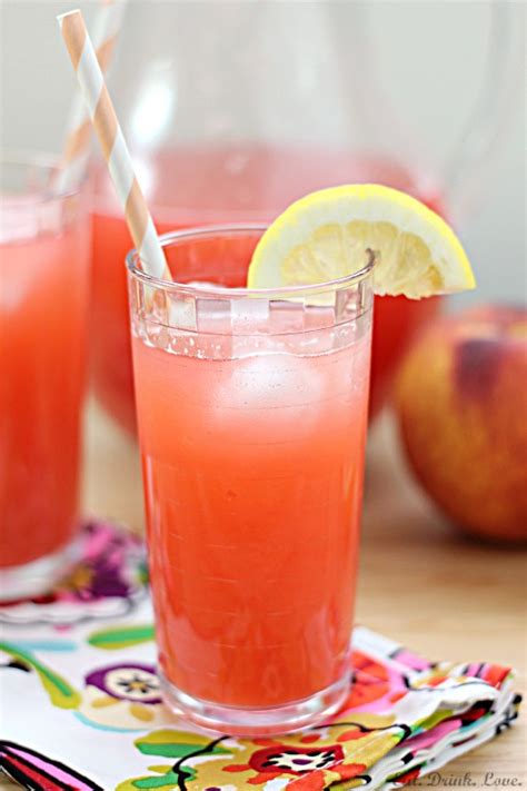 Raspberry Peach Lemonade Eat Drink Love