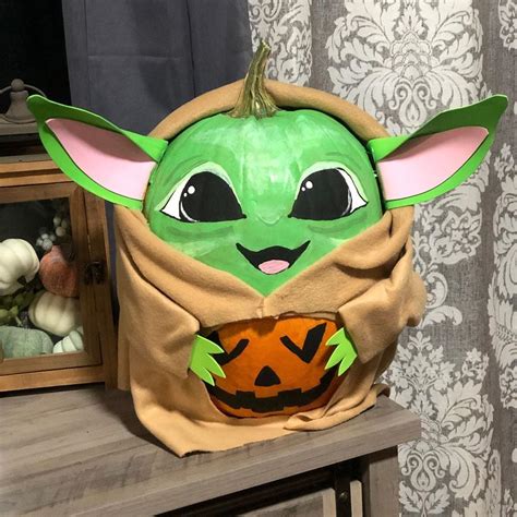 Baby yoda pumpkin ideas – Artofit