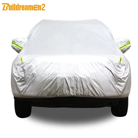 Buildreamen Car Cover Waterproof Auto Sedan Hatchback Anti Uv Outdoor