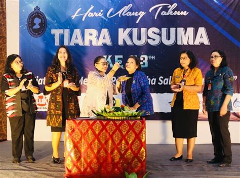 Ketua Umum BKOW Provinsi Bali Dalam Acara Hari Ulang Tahun Tiara Kusuma