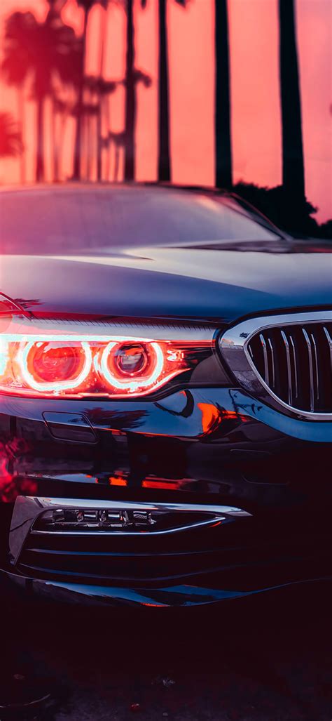 Aesthetic BMW Headlight 4K Phone Wallpaper