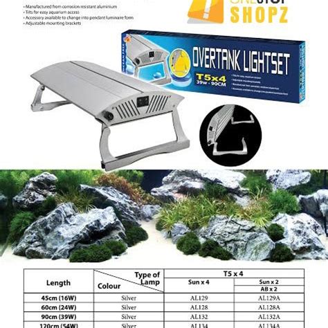 Jual Of Ocean Free Light Set Aquazonic T Super Bright Lamp Lampu