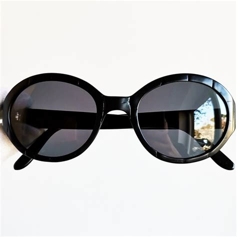 DIOR vintage sunglasses round oval rare matte black c… - Gem