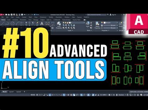 AutoCAD YQArch Tutorial 10 Powerful Object Align Tools YouTube