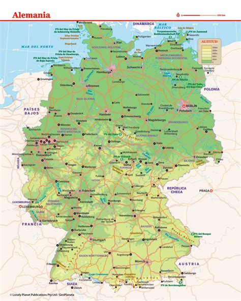 Mapa De Alemania Países Del Mundo Mapas Alemania