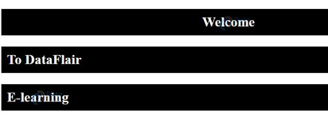 Html Classes Html Class Attribute Dataflair