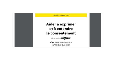 Aider à exprimer et à entendre le consentement pratiquesensante