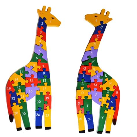 Number Puzzle Giraffe