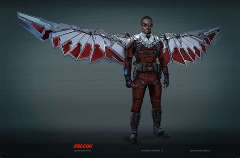 ArtStation - The Falcon (Fan Art) Costume Illustration