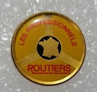 Les Professionnels Routiers Vintage Spilla Pin Badge En M Tal Maill