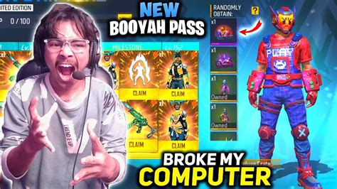 I Got New Booyah Pass Bundle Season 6 Rare Bundle I Broked My Pc