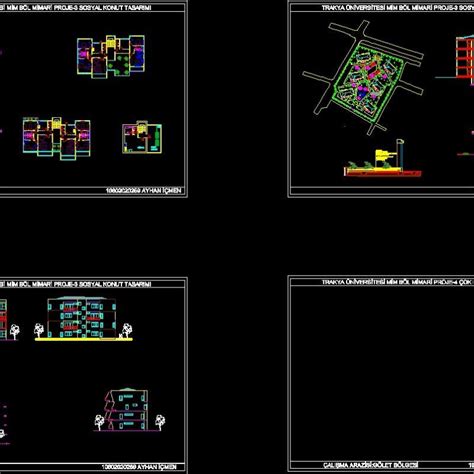 Social Housing Dwg Plan For Autocad Designs Cad