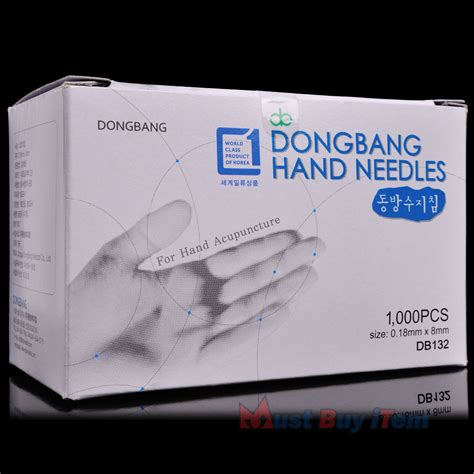 Korea Dongbang Medical Sujok Disposable Hand Needle Spring Handle 1000