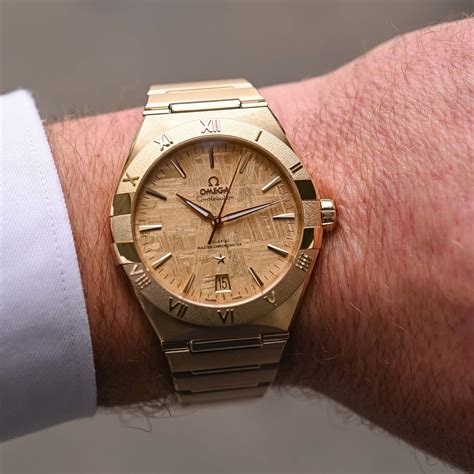 First Look The New Omega Constellation 41mm Meteorite Collection