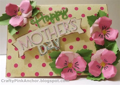 Crafty Pink Anchor Mother S Day Pop Up Card