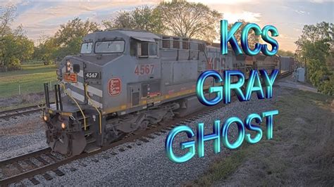 KCSM 4567 Gray Ghost Leads The Dash Train Hawk Fly By YouTube