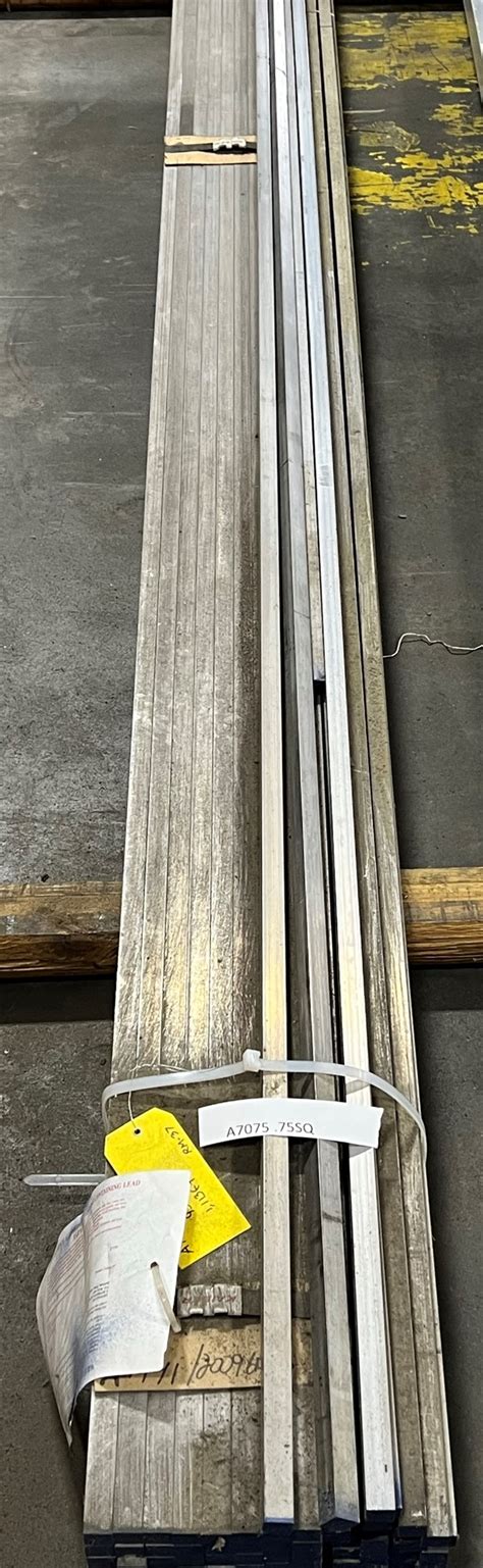 7075 Aluminum Bars 75″ Sq Overstock Metals