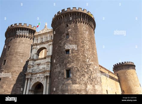 Castel Nuovo Also Known As Maschio Angioino Naples Campania Italy