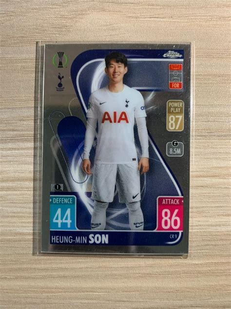 Match Attax Heung Min Son Chrome Preview No Cr Hobbies