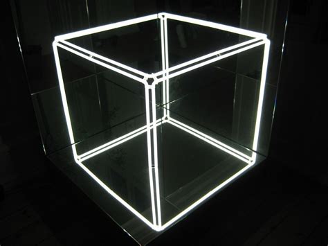 Neon Cube By Jeppe Hein By Metz79 Light Up Box Cube Light Neon