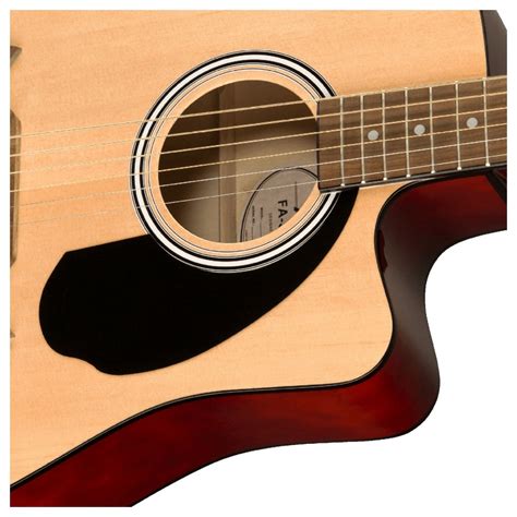 Fender Fa Ce Dreadnought Electro Acoustic Wn Natural At Gear Music