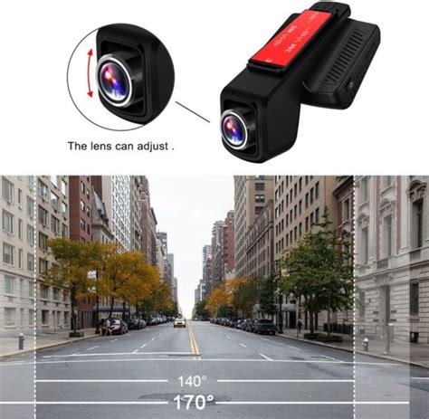 Toguard Cam Ra De Voiture Gps Wifi Grand Angle De Run Telemat