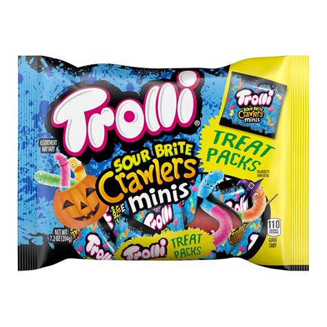 Trolli Sour Brite Crawlers Minis Treat Packs Shop Candy At H E B