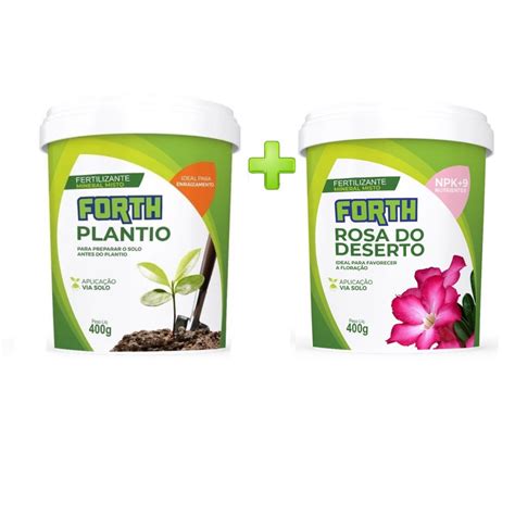 Kit Fertilizante Forth Rosa Do Deserto Plantio 400gr Cada Shopee Brasil