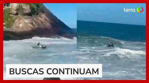 Homem Desaparece Ap S Cair De Jet Ski Na Barra Da Tijuca Rj Youtube